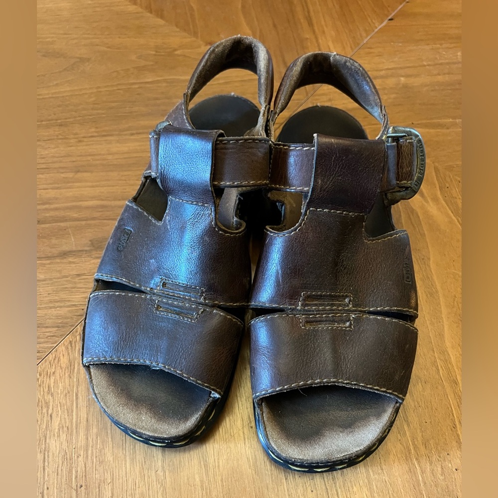 Dr. Martens Men’s Size 12 Brown Chunky Leather Sandals Made in England